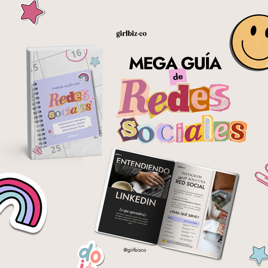 📘 Mega Guía de Redes Sociales — Domina LinkedIn, TikTok, Instagram y Pinterest como una pro