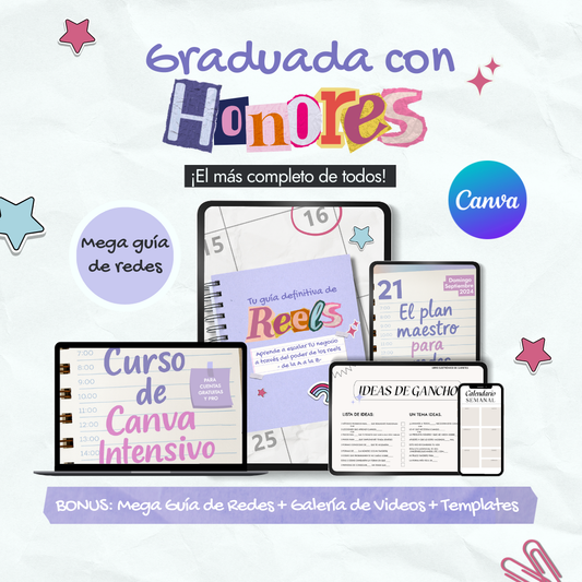 🎓 KIT #1: Graduada con Honores